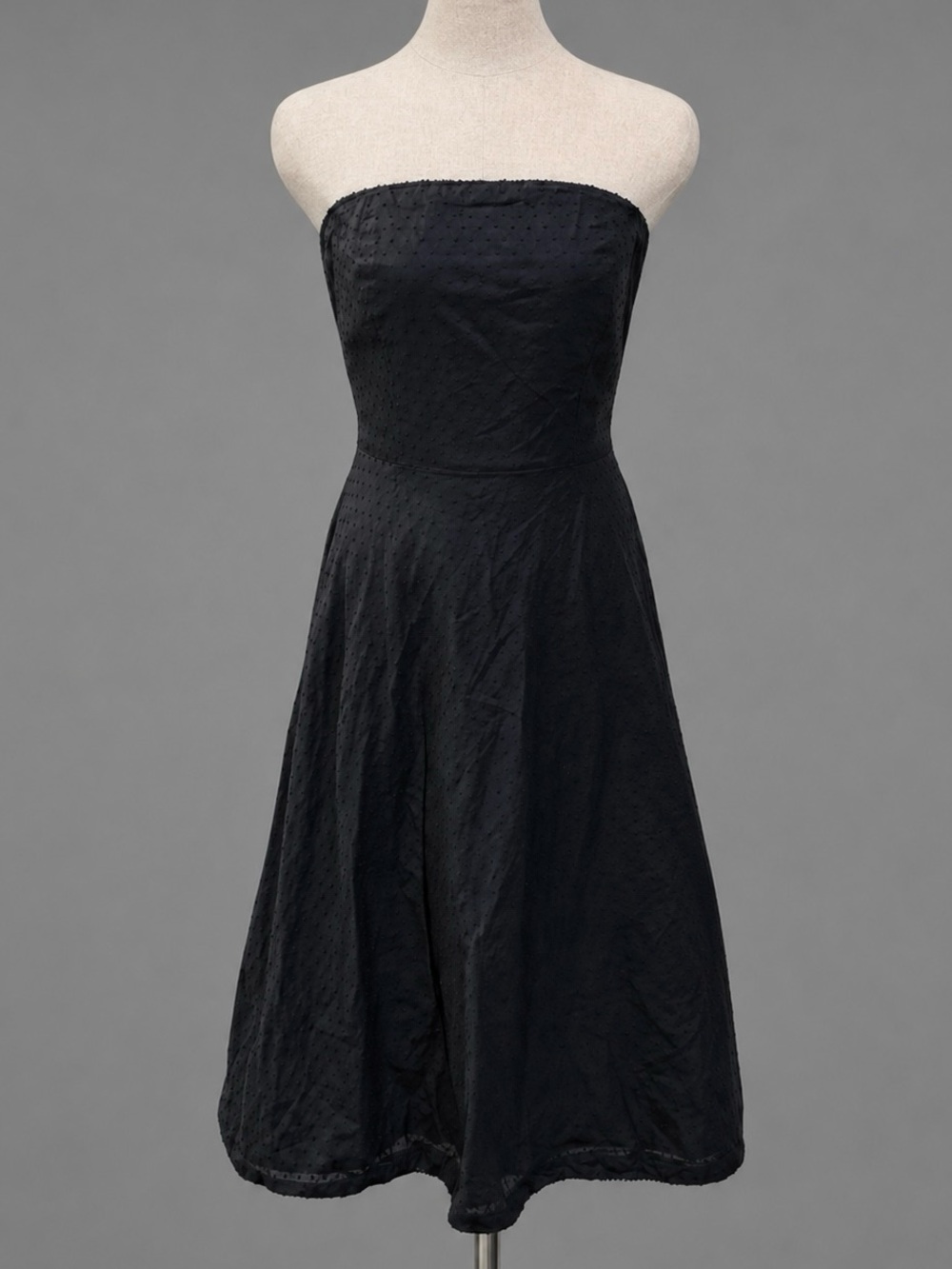 BoHo Black Summer Sun Strapless Dress sz 8